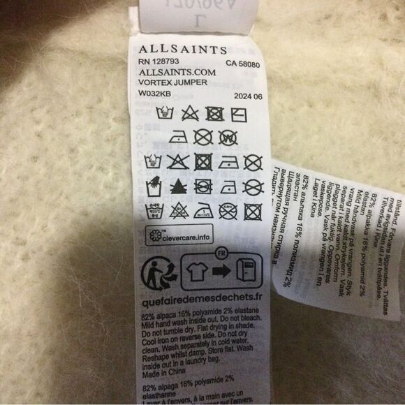 ALLSAINTS Vortex Alpaca Blend Sweater - Picture 14 of 14